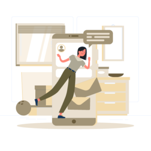 illustration pour les contacts
